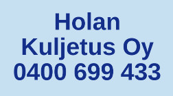 Holan Kuljetus Oy logo